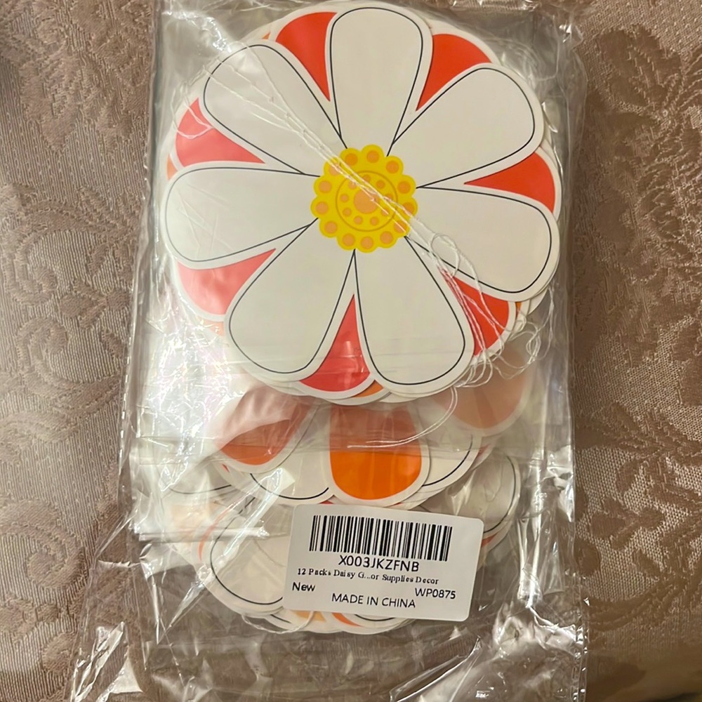 12 pack daisy garland chains for party decor